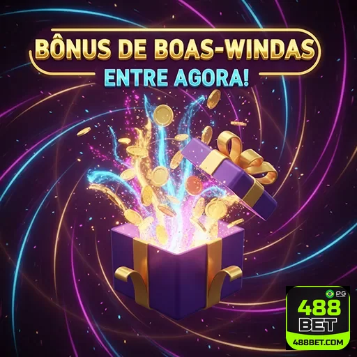 Imagem promocional do site 488bet destacando bônus, com elementos visuais relacionados a apostas e descontos.